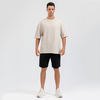 Ensemble de shorts et t-shirt pour homme en coton de haute qualité avec logo personnalisé, ensemble de jogging 2 pièces, ensemble de shorts pour homme