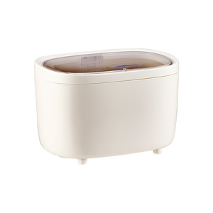 Cestino da Scrivania in Plastica con Supporto <span class=keywords><strong>per</strong></span> Telefono e Coperchio a Pressione, Capacità Inferiore a 4L <span class=keywords><strong>per</strong></span> Uso in Soggiorno - Product Image 6