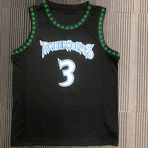 Presse à chaud personnalisée en gros Minnesota Timberwolves # 5 # 25 # Maillot de basketball unisexe en maille poly respirante à manches courtes pour adulte – Vente transfrontalière - Product Image 4