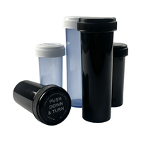 Emballage réversible noir ou bleu Vias Rx utilisé pour l'emballage des flacons de médicaments