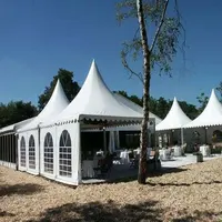 यूरोपीय शैली लक्जरी चंदवा तम्बू खानपान शिवालय तम्बू आउटडोर शादी की पार्टी तम्बू