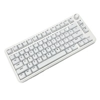 Spot Wholesale Minimalist White Keycaps MDA Height 115-key Side-printed Characters PC Semi-transparent Luminous Keyboard Gorras