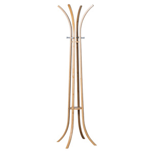 Bamboo Folding <b>Table</b> Round <b>Trestle</b> Base Minimalist Design Outdoor Use Medium Size - Product Image 5