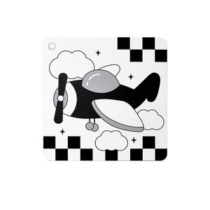 Tarjetas de cristalización de octubre para bebés, tarjetas en blanco y negro, estimulación visual, tarjetas educativas tempranas para bebés recién nacidos - Product Image 2