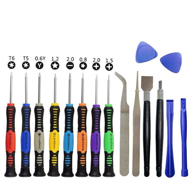 16 in 1 Mobile Phone Repair Tools Kit Professional Screwdrivers Set