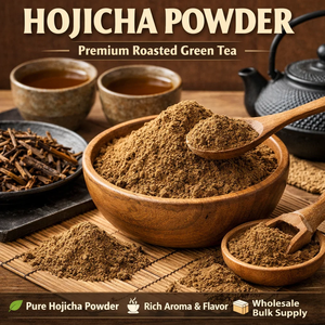 <span class=keywords><strong>Poudre</strong></span> de Hojicha Premium Green Source pour les applications alimentaires et les boissons, approvisionnement en vrac Hojicha - Product Image 1