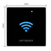 Frecuencia 865 ~ 868/902 ~ 928MHz EPC CLASS1G2/6B USB RS232 Uhf Rfid Reader Control DE ACCESO Lector UHF de escritorio