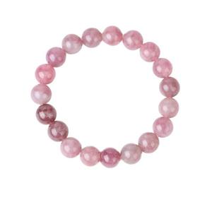 สายรัดมือสำหรับผู้หญิงทำจากหินทรงบอลสีม่วงธรรมชาติสำหรับเป็นของขวัญ - Product Image 4