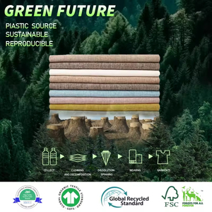 Vải cotton chải kỹ dệt kim đơn chất liệu mềm mại thoáng khí CVC dùng may áo thun, áo lót, quần áo thường ngày - Product Image 4