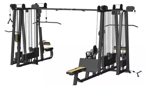 Commercial Gym Equipment Shoulder Chest Leg Curl <strong>Press</strong> Pec <strong>Fly</strong> Lat Pulldown Multi Station Gym Machine Jungle - Product Image 3