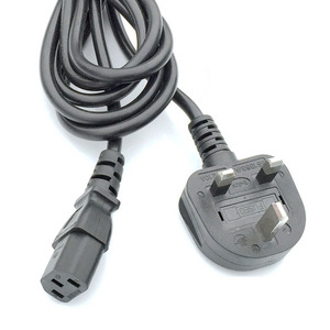 Cable de alimentación de plomo de hervidor en ángulo recto, enchufe británico a IEC C13 para PC <span class=keywords><strong>Monitor</strong></span> TV - Product Image 2
