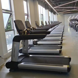 Esteira Dobrável Comercial de Luxo com Tela LCD Portátil e Acionamento Elétrico sem Teste de Frequência Cardíaca - Product Image 1