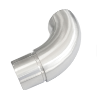 Embout de tube moderne en acier inoxydable pour balustrades et rampes d'escalier