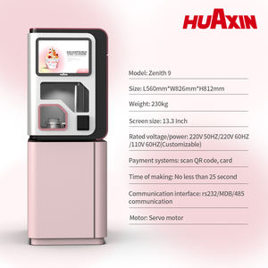 หุ่นยนต์จำหน่ายไอศกรีมอัตโ<span class=keywords><strong>น</strong></span>มัติหน้าจอสัมผัสขนาดใหญ่ รุ่นใหม่ล่าสุด - Product Image 3