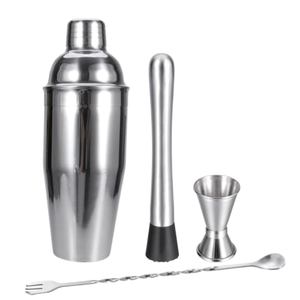 Ensemble de shaker à cocktails 2026 pour barman, shaker à martini 24oz avec passoire, pilon, doseur, cuillère à mélanger, outils à margarita - Product Image 1