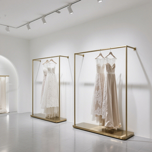 Hiện đại cao cấp Kim Loại May mặc Rack cho Wedding Dress hiển thị và công nghiệp Bridal sử dụng các tính năng Wedding Dress Rack - Product Image 2