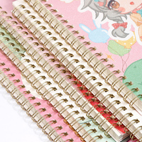 Carnet à spirale A5, couverture rigide, fermeture élastique, journal de voyage, planificateur de bureau, bloc-notes