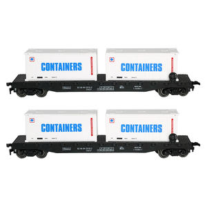 Modellino in Scala 1/87 HO di Veicolo per Trasporto Container, Materiale per Modellismo Ferroviario e Paesaggistico in Miniatura - Product Image 1