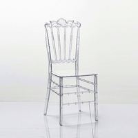 Chaise de conférence transparente en cristal pour auditorium, avec protection des pieds, idéale pour les églises et les réunions