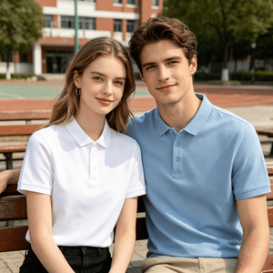 006 Premium 80S 195G <span class=keywords><strong>Polo</strong></span> in Misto Seta di Gelso da Uomo Traspirante Morbido Abbigliamento da Lavoro Uniforme da Ufficio S-4XL 5 Colori - Product Image 5