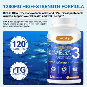 Avrupa kökenli toplu Omega-3 balık yağı yumuşak jel kapsüller hayvan özü takviyesi toplu - Product Image 4