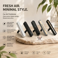 Diffuseur de parfum pour voiture en métal, clip désodorisant pour grille d'aération de véhicule