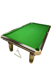 Mesa de billar rusa de 9 pies, mesa de billar de pizarra Jiujiang con patas de madera maciza para torneos especiales de billar - Product Image 5