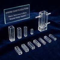 Produits en quartz résistants aux hautes températures, cuvettes en verre de quartz de 10 mm pour le traitement du quartz