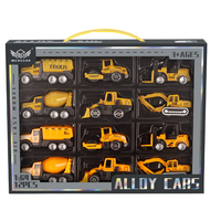 PANDAS 1:64 Véhicule en métal à roues libres, petite voiture miniature en alliage, camion en métal, ensemble de jouets de voitures miniatures en plastique moulé sous pression