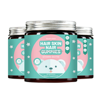 Gummies véganes pour cheveux, peau et ongles, complément beauté à la biotine, 30 pièces, formule naturelle non-OGM pour adultes