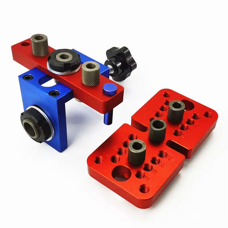 Doweling Jig Self-centering Vertical Drilling Guide Hole Locator Puncher Tools Pocket Hole Jig Joinery Woodworking Tools