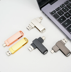 Clé USB en métal USB 2.0/3.0 Type-C en gros avec logo et couleurs personnalisés, garantie 1 an, capacité de 1 Go à 128 Go - Product Image 1