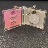 Mini porte-clés NFC en acrylique pour CD musical, pendentif album, accessoires de cosplay, porte-clés DIY, accessoires de collier