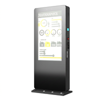 Écran LCD couleur P4 de 55/65 pouces pour publicité vidéo numérique en centre commercial, boîte à lumière, chargeur AC EV, luminosité 3000 nits