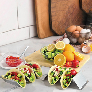1 Pcs Moq Dishwasher and <b>Grill</b> Safe Stainless Steel Rack Truck <b>Tray</b> Style Holder Taco Stand - Product Image 4