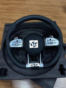 Volant sport en fibre de carbone à LED, compatible avec les anciens modèles <span class=keywords><strong>Mercedes</strong></span>-Benz W205 W206 E320 E260 E400 <span class=keywords><strong>E200</strong></span> E300 E350 E43 E63 E53 E500, pour mise à niveau. - Product Image 6