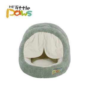 Bonita Casa de gato con patrón sólido, cama de perro calmante para interiores pequeños de felpa para dormir profundo, nido de gato suave para mascotas - Product Image 3