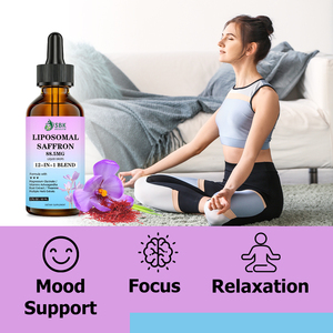 OEM ODM Best Seller liposomal Saffron liquid Drops with Saffron Extract Energy Vision Support Memory Cognition liquid Drops - Product Image 6