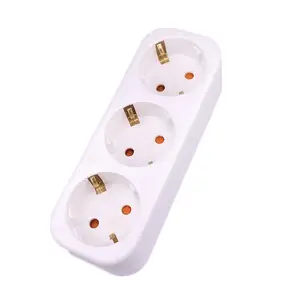 Avrupa tarzı 2 Pins dişi uçlu uzatma kablosu Schuko Euro fiş adaptörü Euro CEE7/7 Schuko CEE7/3 duvar çıkış soketi - Product Image 4