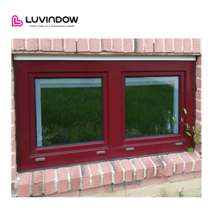 Kính cường lực thiết kế hiện đại mô hình pháp rắn gỗ tếch gỗ nhôm Ốp gỗ cửa sổ - Product Image 3