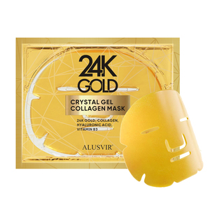 มาส์กหน้าเพิ่มความชุ่มชื้นแผ่นหน้าขาวใส24K <span class=keywords><strong>คอ</strong></span><span class=keywords><strong>ล</strong></span>าเจนคริสตั<span class=keywords><strong>ล</strong></span> - Product Image 1