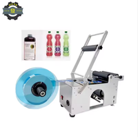 Machine d'étiquetage de bouteilles rondes cosmétiques avec codeur de date pour les bouteilles de shampoing, de crème et d'huiles essentielles