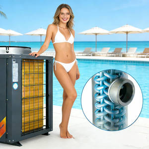 Bomba de Calor Eléctrica de Aire y Agua de 38KW-45KW con Compresor Scroll para <span class=keywords><strong>Piscina</strong></span>, <span class=keywords><strong>Calentador</strong></span> R32 para Uso Doméstico y Exterior, Clase de Ahorro Energético - Product Image 1