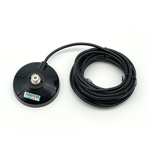 Montaje de <span class=keywords><strong>antena</strong></span> de comunicación de 90mm de diámetro con <span class=keywords><strong>cable</strong></span> RG58 de 5M <span class=keywords><strong>Antena</strong></span> de látigo de radio móvil de imán fuerte - Product Image 1