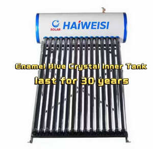 야외 가정 및 호텔용 에나멜 내부 라이너 가압 120L 소금 스프레이 방지 태양열 온수기 탱크 - Product Image 2
