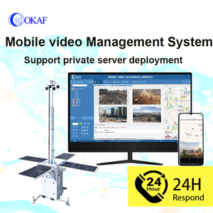 Système solaire hors réseau, tour <span class=keywords><strong>de</strong></span> caméra CCTV, remorque solaire mobile, surveillance pour la surveillance des chantiers <span class=keywords><strong>de</strong></span> construction - Product Image 4