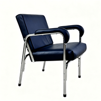 Chaise de station de shampooing rabattable, portable, pour salon de coiffure,