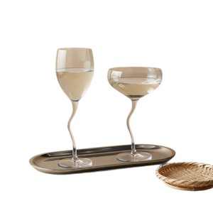 Crystal Twisted S stem Martini Glass <strong>Cocktail</strong> Glasses 201-300ml Capacity Logo <strong>Printing</strong> Available - Product Image 5