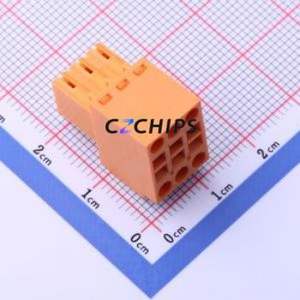 KF2EDGKE-3.5-2*3P Plug-in Terminal Block P=3.5mm Connector ( Connector Type: Male Plug )( Construction: 2x3P )( Pitch: 3.5mm ) - Product Image 1