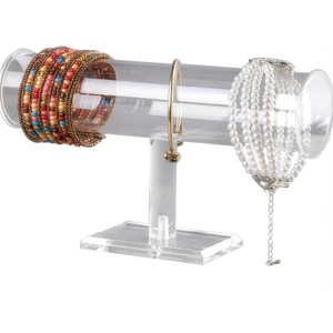 亚克力现代简约发带发箍展示架，带配件支架和储物架 - Product Image 6